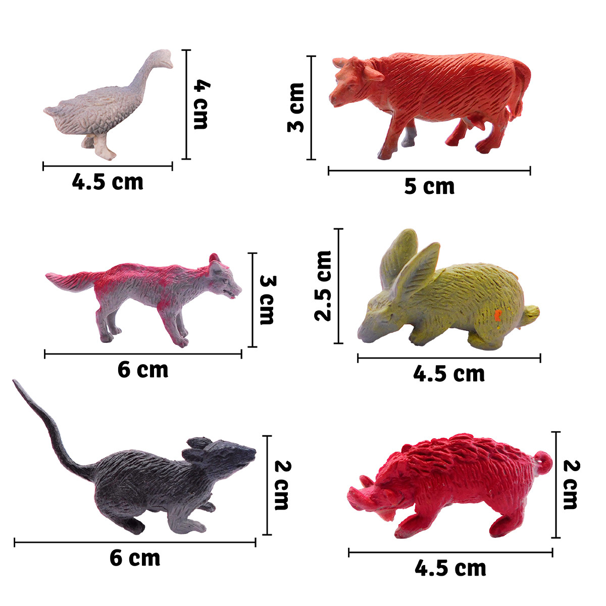 Miniatura 3 de Figuras Animales Granja X12 GM1911-126